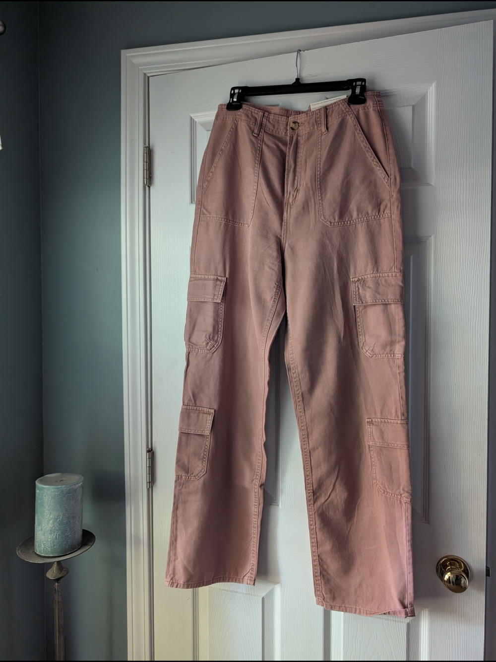 a.n.a Dusty Rose Cargo Pants